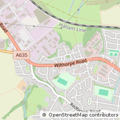 Map of Barnsley, South Yorkshire