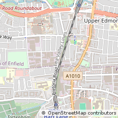 Map of Waltham Cross, Hertfordshire