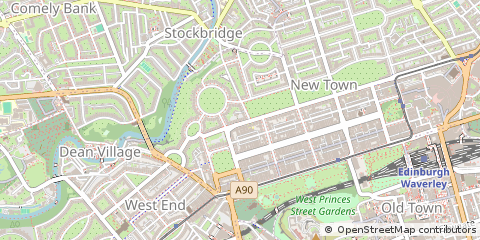 Map of Edinburgh
