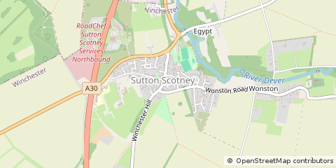 Map of Winchester