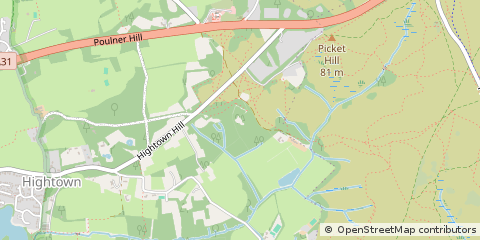 Map of Ringwood, Hampshire