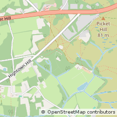 Map of Ringwood, Hampshire