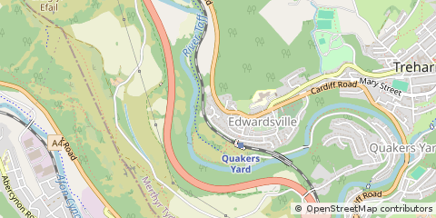 Map of Treharris