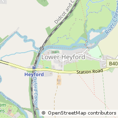 Map of Bicester, Oxfordshire