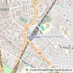 Map of Leicester