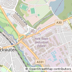 Map of Camberley