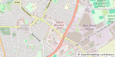 Map of Oxford, Merseyside