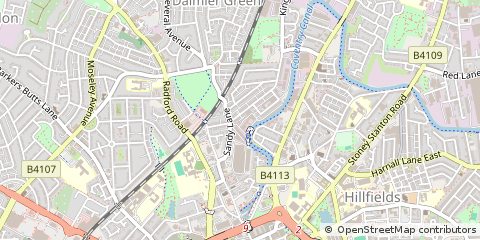 Map of Coventry, Merseyside