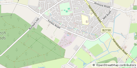 Map of Waterlooville, Hampshire