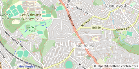 Map of Leeds