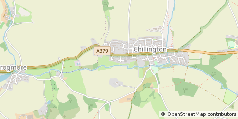 Map of Kingsbridge, Devon