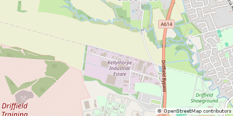 Map of Driffield, East Yorkshire