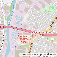Map of Paisley, Renfrewshire