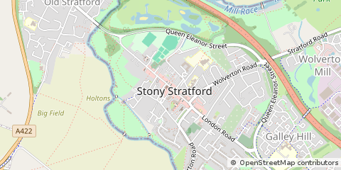 Map of Milton Keynes, Buckinghamshire