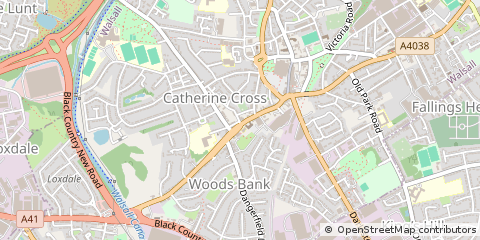 Map of Wednesbury