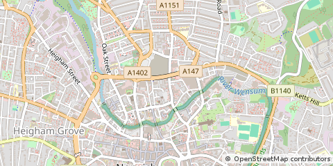 Map of Norwich