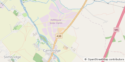 Map of Gloucester, Gloucestershire