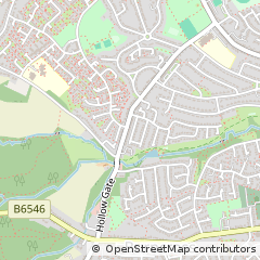 Map of Sheffield, South Yorkshire
