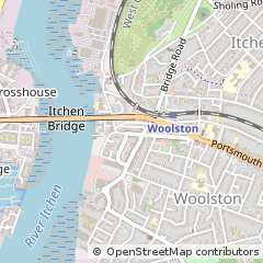 Map of Southampton, Hampshire