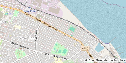 Map of Cleethorpes, N E Lincolnshire