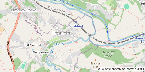 Map of Bath