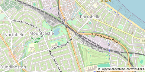 Map of Edinburgh, Midlothian