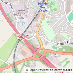 Map of Penrith, Cumbria