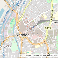 Map of Uxbridge