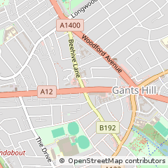 Map of Ilford