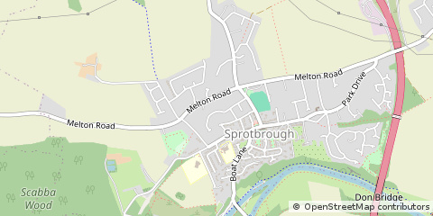 Map of Doncaster, South Yorkshire