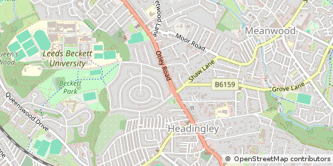 Map of Leeds