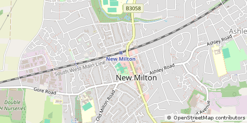 Map of NEW Milton, Hampshire