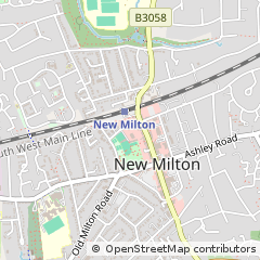 Map of NEW Milton, Hampshire