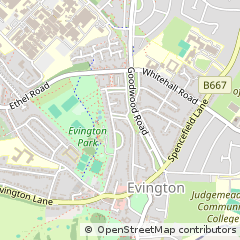 Map of Leicester