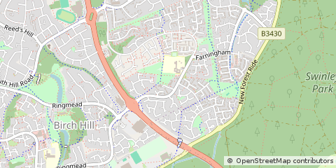 Map of Bracknell, Berkshire