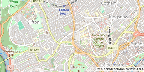 Map of Bristol
