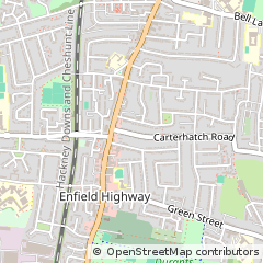 Map of Enfield