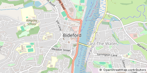 Map of Bideford