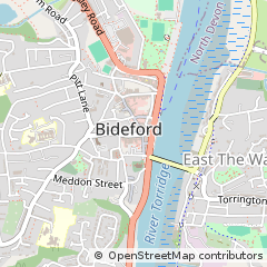Map of Bideford