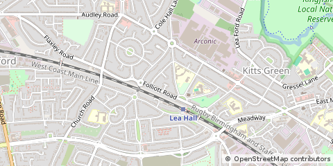Map of Birmingham