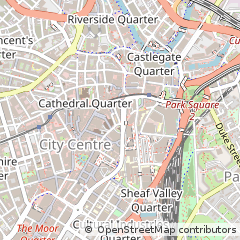 Map of Sheffield