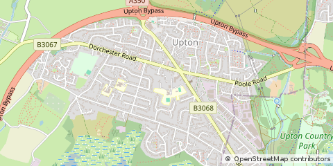 Map of Poole, Dorset