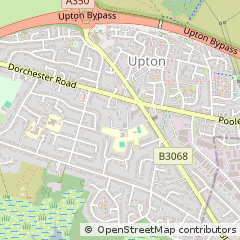Map of Poole, Dorset