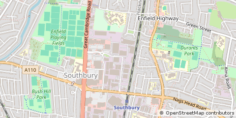 Map of Enfield