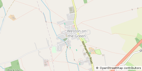 Map of Bicester, Oxon