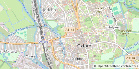 Map of Oxford