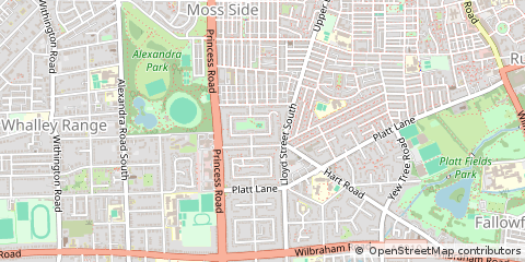 Map of Manchester