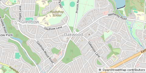 Map of Leeds
