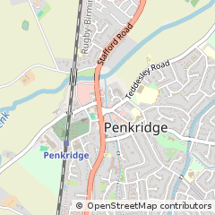 Map of Penkridge, Staffordshire