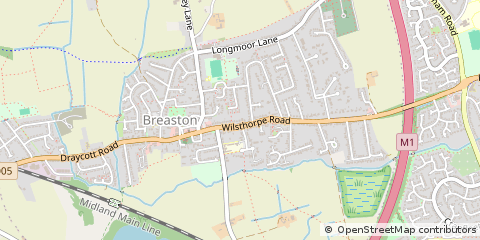 Map of Derby, Derbyshire